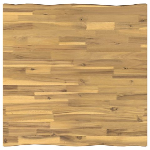 VidaXL Stół jadalny z naturalną krawędzią 60 x 55 x 75 cm