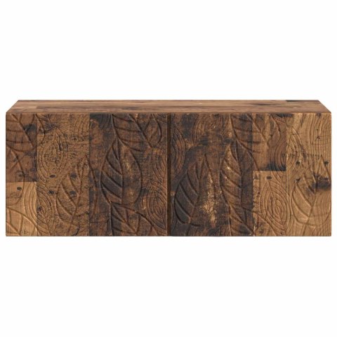 VidaXL Szafka RTV montowana na ścianie 59,5 x 31 cm Stare drewno