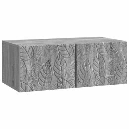 VidaXL Szafka RTV montowana na ścianie 59,5 x 31 cm Szary Sonoma