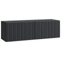 VidaXL Szafka RTV montowana na ścianie 98 x 31 x 30 cm Czarny