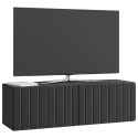 VidaXL Szafka RTV montowana na ścianie 98 x 31 x 30 cm Czarny