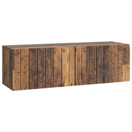 VidaXL Szafka RTV montowana na ścianie 98 x 31 x 30 cm Stare drewno