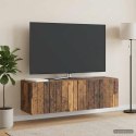 VidaXL Szafka RTV montowana na ścianie 98 x 31 x 30 cm Stare drewno