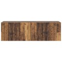 VidaXL Szafka RTV montowana na ścianie 98 x 31 x 30 cm Stare drewno