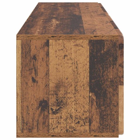 VidaXL Szafka RTV montowana na ścianie 98 x 31 x 30 cm Stare drewno