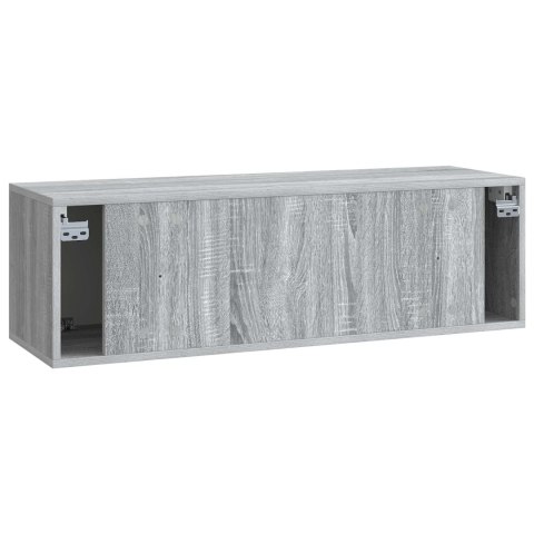 VidaXL Szafka RTV montowana na ścianie 98 x 31 x 30 cm Szary Sonoma