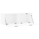 VidaXL Szafka wisząca, biała, 100x36,5x35 cm, materiał drewnopochodny