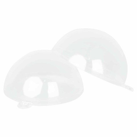 VidaXL Zestaw bombek świątecznych XL 25 szt. przezroczysty śr. 10 cm