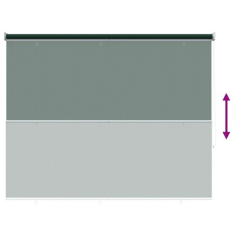 ROLETA ZEWNĘTRZNA 220X140CM CIEMNOZIELONA HDPE