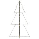 VidaXL Ozdoba świąteczna LED w kształcie choinki, 300 LED, 120x220 cm