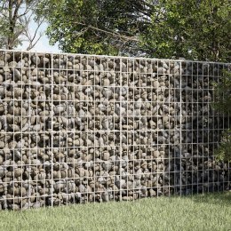 VidaXL Gabion z drutu 3,5 mm i siatką 5x10 cm 50x10x100 cm