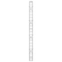 VidaXL Gabion z drutu 3,5 mm i siatką 5x10 cm 50x10x200 cm