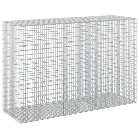 VidaXL Gabion z drutu 5 mm i siatką 5x2,5 cm 150x50x100 cm