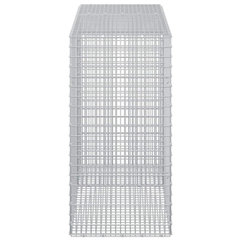 VidaXL Gabion z drutu 5 mm i siatką 5x2,5 cm 150x50x100 cm