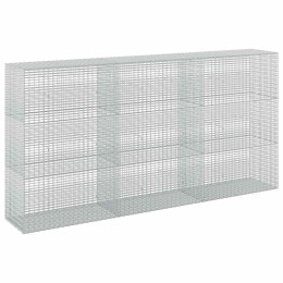 VidaXL Gabion z drutu 5 mm i siatką 5x2,5 cm 300x50x150 cm