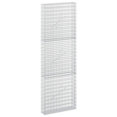VidaXL Gabion z drutu 5 mm i siatką 5x2,5 cm 50x10x150 cm