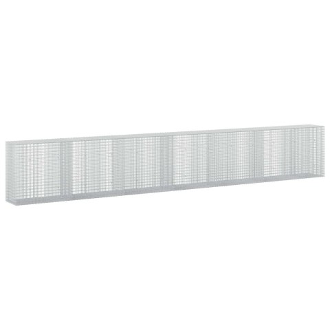 VidaXL Gabion z drutu 5 mm i siatką 5x2,5 cm 650x50x100 cm
