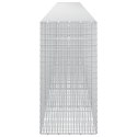 VidaXL Gabion z drutu 5 mm i siatką 5x2,5 cm 650x50x100 cm