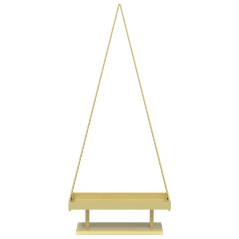 VidaXL Metalowa choinka świąteczna KUOPIO 125 cm Stal złoty