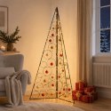 VidaXL Metalowa choinka świąteczna KUOPIO 140 cm Stal Czarny