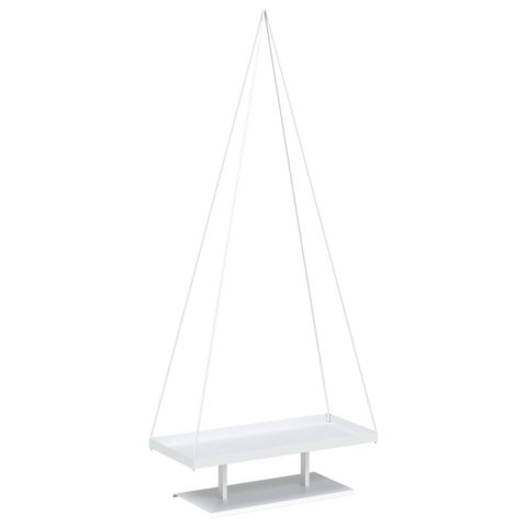 VidaXL Metalowa choinka świąteczna KUOPIO 210 cm Stal Biały