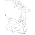 VidaXL 3D Renifer Bożonarodzeniowy LOVIISA 140 LED Niebieski