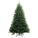 VidaXL Sztuczna choinka z bombkami 120 cm 150 LED Ciepła biel