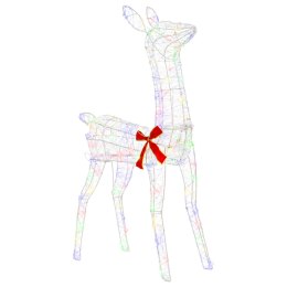 VidaXL 3D Renifer Bożonarodzeniowy LOVIISA 110 LED Wielokolorowy