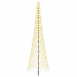VidaXL Choinka świąteczna LED EKENAS 500 cm 550 LED Ciepła biel Żelazo