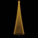 VidaXL Choinka świąteczna LED EKENAS 500 cm 550 LED Ciepła biel Żelazo