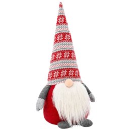 VidaXL Skrzat świąteczny czerwony 80 cm Poliester