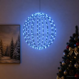 VidaXL Świąteczny szpic na lampkę 120 LED Niebieski