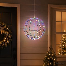 VidaXL Świąteczny szpic na lampkę 120 LED Wielokolorowy