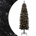 VidaXL Sztuczne smukłe drzewo bożonarodzeniowe 240 cm 300 LED