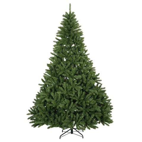 VidaXL Sztuczna choinka z zawiasami 210 cm 300 LED Ciepła biel