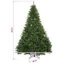 VidaXL Sztuczna choinka z zawiasami 210 cm 300 LED Ciepła biel
