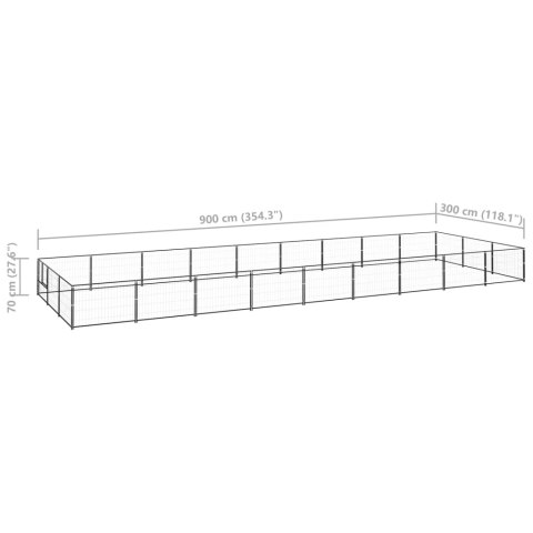 KOJEC DLA PSA CZARNY 27M² STALOWY
