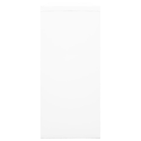 SZAFKA Z DRZWIAMI PRZESUWNYMI BIAŁA 90X40X90CM STAL