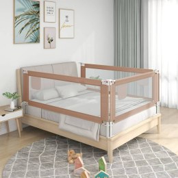 BARIERKA OCHRONNA DO ŁÓŻKA OSŁONA BRAMKA -BED RAIL 180X25CM TAUPE