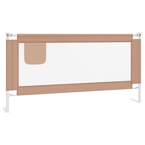 BARIERKA OCHRONNA DO ŁÓŻKA OSŁONA BRAMKA -BED RAIL 180X25CM TAUPE