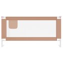 BARIERKA OCHRONNA DO ŁÓŻKA OSŁONA BRAMKA -BED RAIL 180X25CM TAUPE