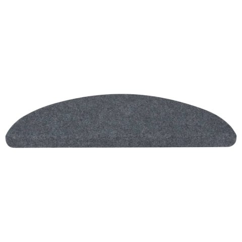 SAMOPRZYLEPNE NAKŁADKI NA SCHODY 15 SZT. 56X20CM SZARE