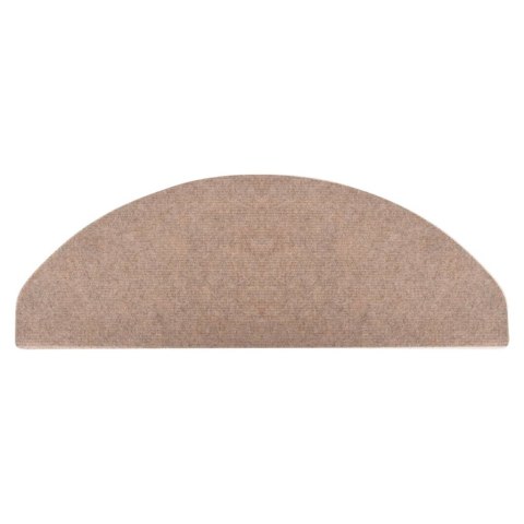 SAMOPRZYLEPNE NAKŁADKI NA SCHODY 15 SZT 65X26CM BEŻOWE
