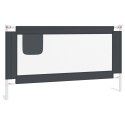 BARIERKA OCHRONNA DO ŁÓŻKA OSŁONA BRAMKA -BED RAIL 150X25CM CIEMNOSZARA