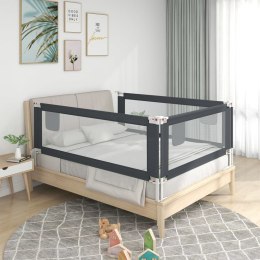 BARIERKA OCHRONNA DO ŁÓŻKA OSŁONA BRAMKA -BED RAIL 180X25CM CIEMNOSZARA