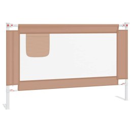 BARIERKA OCHRONNA DO ŁÓŻKA OSŁONA BRAMKA -BED RAIL 120X25CM TAUPE