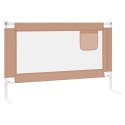 BARIERKA OCHRONNA DO ŁÓŻKA OSŁONA BRAMKA -BED RAIL 120X25CM TAUPE