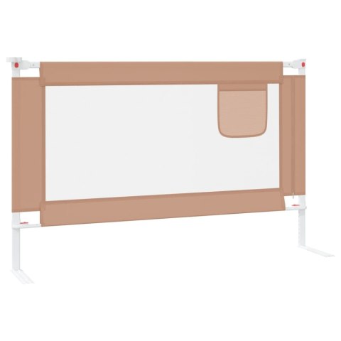 BARIERKA OCHRONNA DO ŁÓŻKA OSŁONA BRAMKA -BED RAIL 120X25CM TAUPE