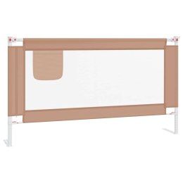 BARIERKA OCHRONNA DO ŁÓŻKA OSŁONA BRAMKA -BED RAIL 150X25CM TAUPE