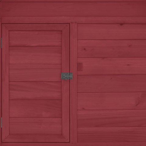 KLATKA DLA KURCZĄT CZERWONO-BIAŁA 152X96X110CM JODŁA